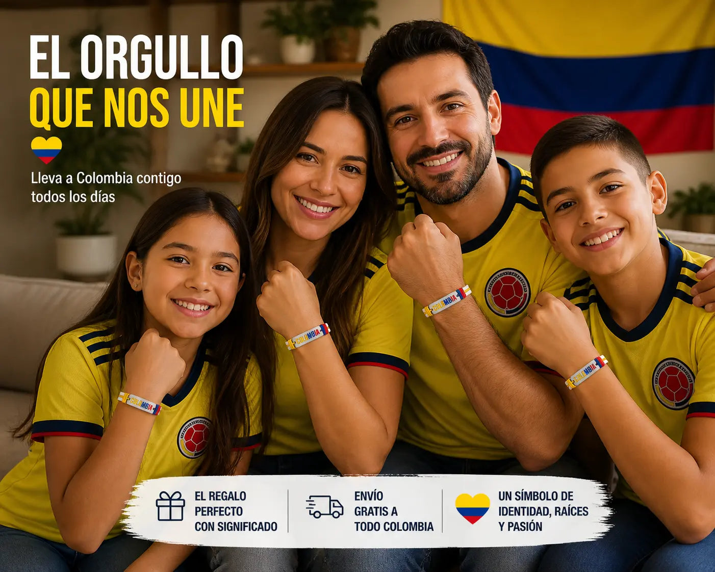 Manilla Tricolor Colombiana ™ Ajustable - Edición Especial