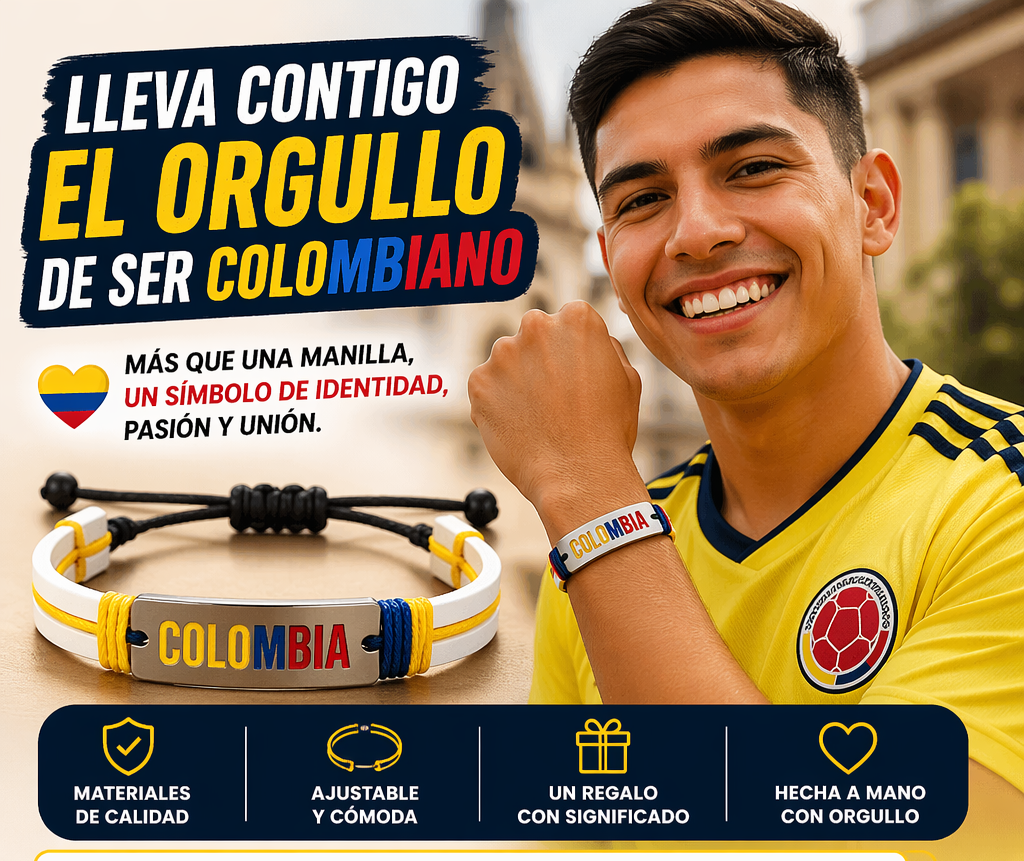 Manilla Tricolor Colombiana ™ Ajustable - Edición Especial