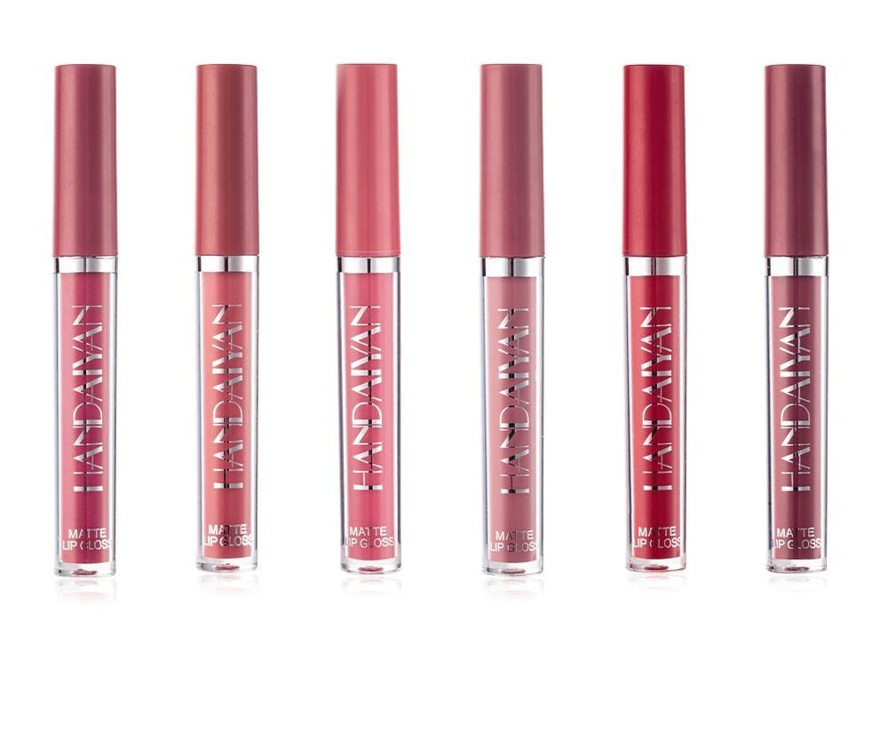 💋 El Labial Matte que Dura Todo el Día y Te Hace Brillar Toda la Noche — ¡Pack x6!