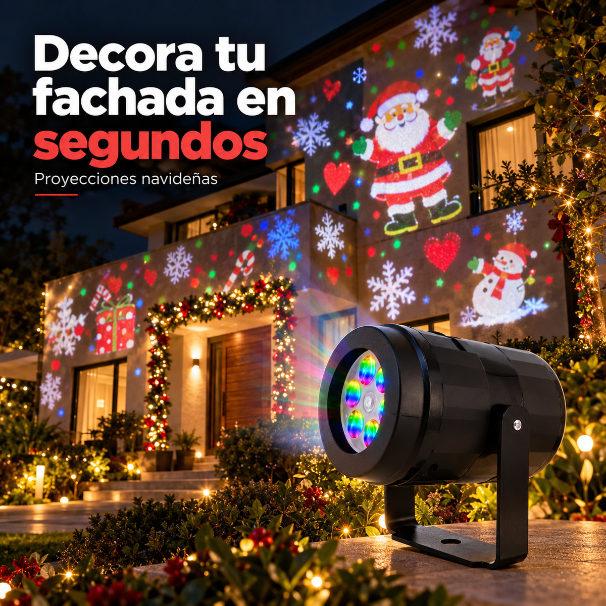 Proyector Navideño LED de Figuras – NavidLed™