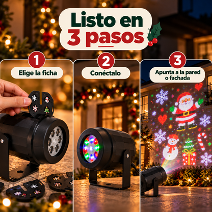 Proyector Navideño LED de Figuras – NavidLed™