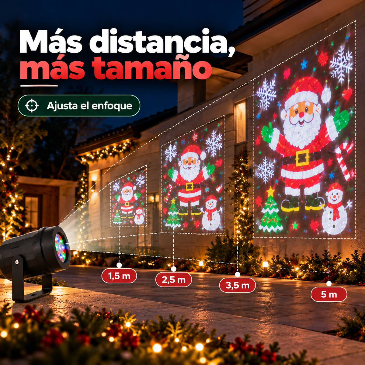 Proyector Navideño LED de Figuras – NavidLed™